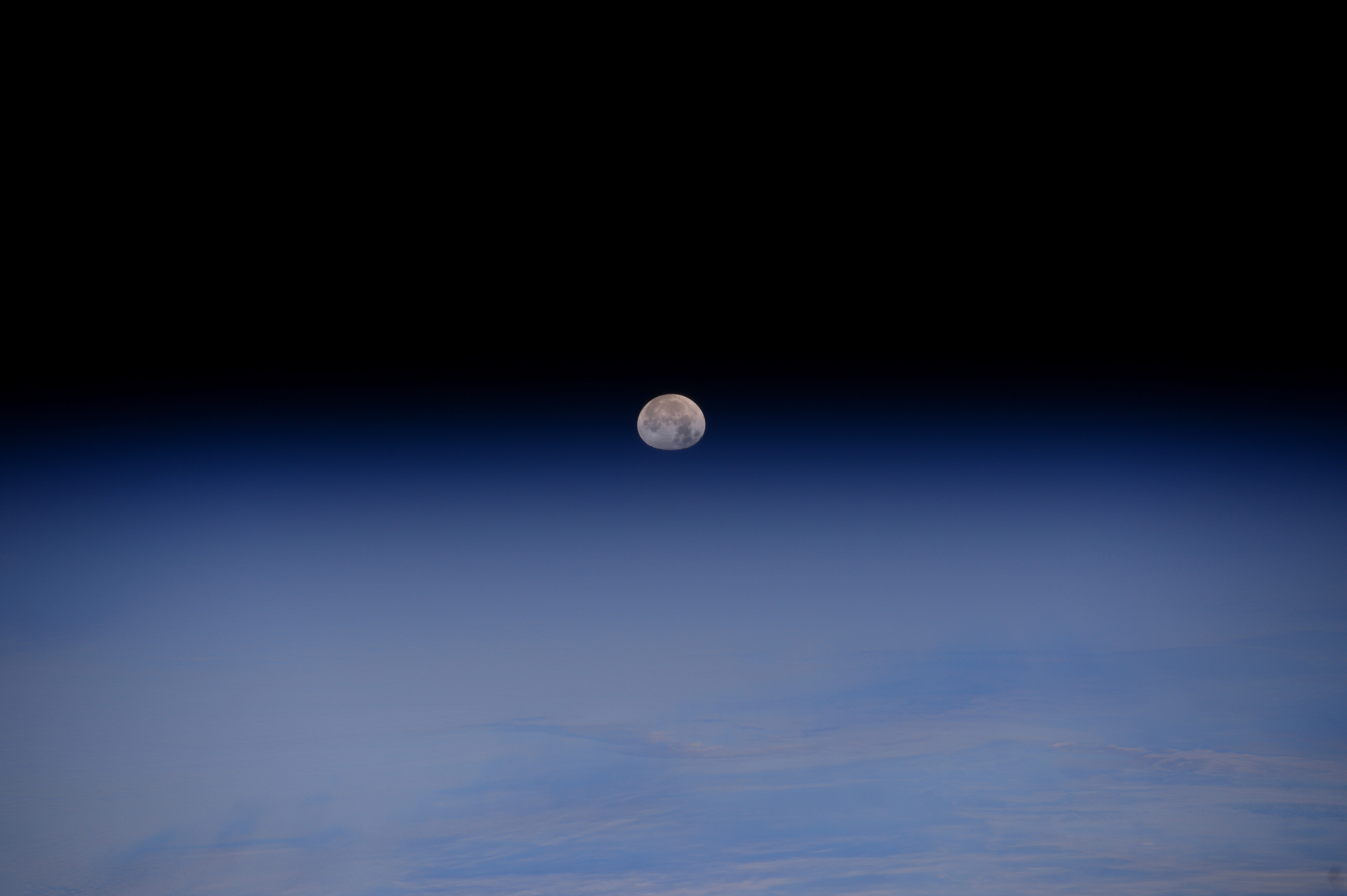 Moonset over Alaska. Credit: ESA/NASA.