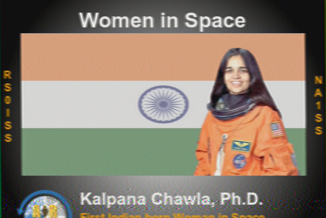 Women in Space by ARISS SSTV