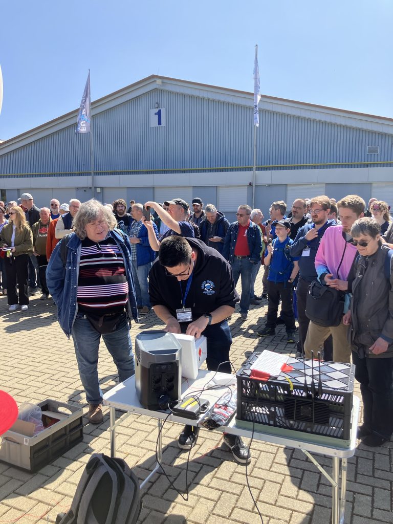 Kurz vor dem Start (Foto: DL9UWE)
13:00