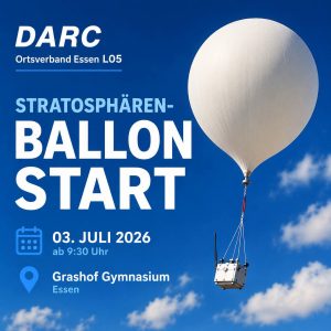 Aus Essen in die Stratosphäre: 🎈